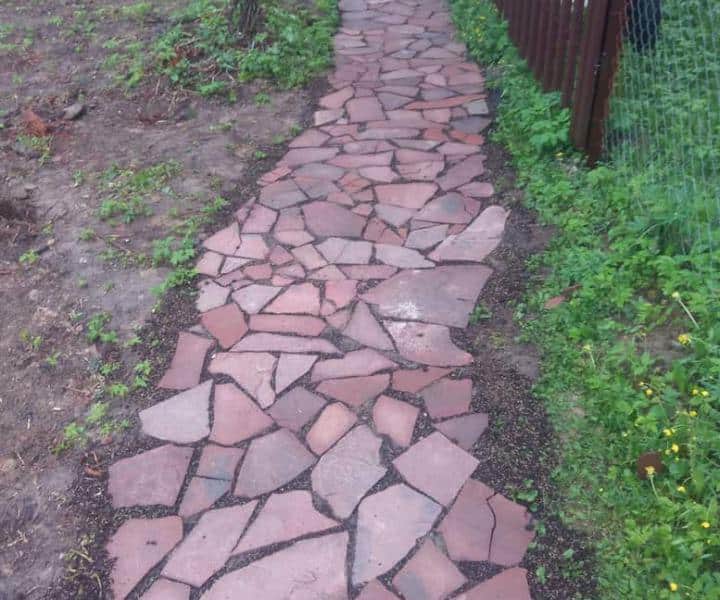 Укладка брусчатки, уличной плитки
